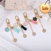 Japanese Sweet Trinkets Key Chain Buckle Tassel Bag Hanging Accessories Romance Exquisite Car Keyring Best Gift for Women