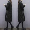 Women's Trench Coats Women Winter Parkas Slim Cotton Padded Basic Jackets 2023 Warm Female Casual Long Outwear Korean Loose Solid Overcoat