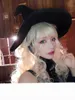 Halloweenowe zabawki retro wiedźmy czapki maskarada bandaż boward czapka dla dorosłych gotycka lolita cosplay kostium akcesoria Halloween imprezowy wystrój 231019