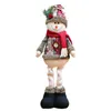 Décorations de Noël Père Noël Bonhomme de neigeRenne Décoration Pied Table Manteau 230819