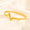 Braccialetti classici Bracciale da donna Bracciale con lettera di design di lusso Bracciale in acciaio inossidabile placcato oro 18 carati Regali di gioielli da sposa per donna