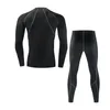 Vestes de course 2023 automne sous-vêtements hommes cyclisme couche de base longue compression homme vélo course vélo vêtements de sport pas de polaire