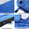 Sleeping Bags Sleeping Bag Ultralight Waterproof Camping Thickened Winter Warm Sleeping bag Adult Outdoor Camping 231018