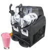 Snow Melting Machine Electric Double Tank Snow Mud Ice Beverage Cold Drink Machine Snow Slush Machine