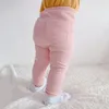 Leggings collants en coton pour bébés filles, pantalons longs unis, à la mode, pour enfants, printemps-automne, 2023, 231018