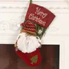 Christmas Decorations Creative Large Christmas Stocks Gifts Clothing Art Santa Claus Socks Childrens Christmas Gift Wrapping Wall Stove Tree Christmas Decoratio