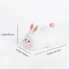 Veilleuses Lampe En Silicone Tactile Enfants Mignon Grand Visage Lumière Douce Animal Pour Chambre Enfant