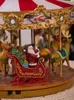 Oggetti decorativi Figurine Mr. Christmas Parco giochi Giostra Carillon Elk Six One Regali di compleanno per bambini 231019