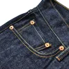 SauceZhan 316XX-RAW Straight Raw Selvedge Unsanforized Denim Men Mens Jeans Brand 201111245F