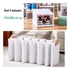 Clothing Storage 1 Piece Shoe Box Installation-Free Foldable Organizers Sturdy Clear Plastic