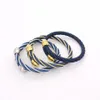 JSBAO hombres mujeres joyería de moda oro negro azul color Acero inoxidable alambre salvaje Cable brazalete para mujeres Gift249B