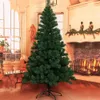 Décorations de Noël Arbre de Noël de 2,1 m avec 800 pointes Support en métal stable et pliable Assemblage rapide PVC ignifuge Sapin de Noël artificiel vert 231019