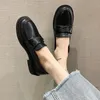 Kleid Schuhe Qualität Echtes Leder Casual Damen Schuhe Flache Schuhe Vielseitige Kleine Leder Damen Loafer Marke Mode Klassische Top 231018