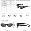 Lunettes de soleil SOEI Luxe Punk Sports Femmes Marque Designer Y2K Miroir Lunettes Vintage Hommes Cat Eye Lunettes de Soleil Nuances UV400