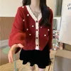 Women's Hoodies 2023 Autumn Light Luxury Fashion Sweater Women Loose Casual Long-sleeved Knitted Cardigan Jacket Boutique Clothing