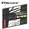 Angelzubehör FISH KING 4 Stück/Packung Barguzinsky Fir Float 1,22,0 g/1,51,5 g/2,02,0 g/2,53,0 g Balsa Bobber Cork Vertiacl Boje Karpfenangeln Float 231018