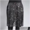 Юбки, пикантная летняя юбка с металлической цепочкой, короткая праздничная одежда для женщин и женщин, для вечеринок в ночном клубе, блестящие мини-платья со стразами, 2022, Прямая доставка