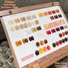 Rormays Autumn Winter Amber gel Polishing 24PCS 15ML Semi transparent Ice Permeable Jelly Caramel gel Soaking UV gel Sequin Varnish Nail Salon Factory Wholesale