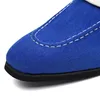 Loafer für Herren, Abendschuhe, formelle Herrenschuhe, Grundleder, Farbnähte, Performance-Schuhe, Tanzschuhe, Größe 38–48