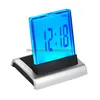 Zegary stolika biurka 7-kolorowa zmiana LED Digital LCD Alarm Cock Thermometr Home Garden Home Clocks DHP53