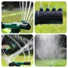 Bewässerungsgeräte Gartensprinkler 360° Rotation Bewässerungssystem Automatische Landwirtschaft Rasen Bauernhof Gewächshauspflanze 231019