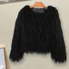 Damesjassen Chique dameswinterjas Bovenkleding Damesjas Vest Fuzzy Elegant Prom Warm