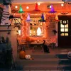 Halloween Speelgoed Halloween LED Oplichtende Heksenhoed Decoratie Gloeiend Kind Volwassen Feestkostuum Cap Propbenodigdheden Halloween Buiten Hangend Ornament 231019