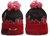 Bulls Beanies North American Basketball Team Side Patch Winter Wool Sport Knit Hat Skalle Caps A12