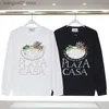 Sweats à capuche pour hommes Sweatshirts 2023 Nouveau Casablanca Pull à capuche Automne White Swan DiamondLetter Imprimer Sweat-shirt décontracté Harajuku Sweatshirts T231019