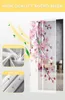 Sheer Curtains Spring Cherry Blossom Branch Summer Magnetic Mesh Mosquito Screen Door Curtain Anti-Mosquito Net Fly Insect Screen 231019