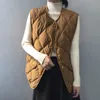 Dames Vest Vesten Los Katoen Stijlvol Minimalistisch Casual Feminino Gilets Lui Koreaanse stijl Retro Allmatch Herfst Harajuku Elegant 231018