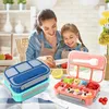 Bento Boxes Lunchbox – Bento-Typ, auslaufsicherer Lunchbehälter für Kinder, geeignet für Jungen und Mädchen, BPA-frei, mikrowellen- und spülmaschinenfest, 231013