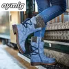 Frauen Winter Mid-kalb Boot Flock Schuhe Damen Mode Schnee Stiefel Oberschenkel Hohe Wildleder Warme Botas Zapatos De Mujer 230922