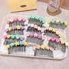 Hair Accessories Trendy Sweet Heart Flower Multi-color Headwear Acrylic Hairpin Children Comb Star Clip Accessory