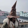 Halloween Toys Fashion Witch Wizard Hat All-Match Pointed Hat Halloween Dress Up Hat Cosplay Decoration Props Accs For Women Men 231019