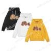 23aw herenjas casual hoodie ontwerper nieuwe damesmode hoodie luxe gesneden beer top teddybeer haar cirkel hoodie volledige print jas voor mannen en vrouwen merk hoodie