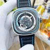 ساعة Wristwatches Men's Automatic Mechanical Watch - Seven Gimzones Big Miyota Movement Movement Friday Mason Fashion Wristwatc