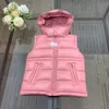 Bebê para baixo colete roupas da criança crianças para baixo casacos crianças designer inverno meninos meninas juventude ao ar livre quente preto rosa jaquetas roupas outwear windbreak