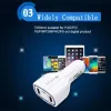 3 portar billaddare 7A 35W USB Snabbladdningstyp C Snabbladdning Auto Power Adapter för iPhone Android smarttelefon surfplatta LL