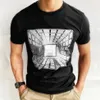 T-shirt męski projektant drukowania 3D krótko-rękawoeved wysokiej jakości tkanina szybka suszona antyrynkowa jakość klasycznej klasycznej męskiej T-S308B