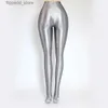 Meias Sexy XCKNY nova cor S-3XL cetim brilhante opaco meia-calça brilhante molhado olhar collants sexy brilhante magro alta yoga nadar soprt calças brilhantes Q231019