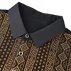 Polos masculinos luxo barroco vestido camisas com impresso mens cuba elegante roupas vintage blusa grande tamanho produtos incomuns 2023