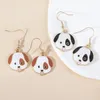 Dangle Earrings SANSANGO 1PAIR Colorful Enamel Puppy Dog Drop For Women Fashion Animal Dangling Girls Jewelry Party Gift