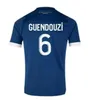 2023 2024 Maillot Marseille Soccer Jerseys Foot Cuisance Guendouzi Alexis Payet Clauss Football Shirts Veretout Sous les fans de vitinha