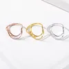 Cluster Rings Female Small Moon Stainless Steel Ring Silver Color Bridal Engagement Boho Vintage Wedding For Women Christmas Gift