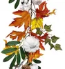 Kerstversiering Kunstmatige Herfst Herfst Esdoornblad Slinger Met Pompoen Gebladerte String Tuin Voor Bruiloft Woondecoratie 231018