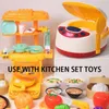 Kitchens Play Food Children Kitchen Toys Rice Cooker Model Pretend Play Simulation Kitchen Appliances for Food Accessories Toy Playing House Gifts 231019