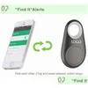 GPS Finder CAR Tracker bezprzewodowy Bluetooth 5.0 Dziecko Portfel Portfel Klucz Lokalizator Przeciwdziałanie alarmowi z dostawą worków detalicznych
