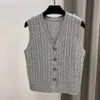 Ralphs Designer Pull Lawrence Qualité Originale Poney Gilet Brodé Cardigan Épais Fleur Éditeur Sans Manches Pull Tricoté Femme