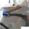 Outil de raclette de grattoir en feutre Durable Pp pour Film de fenêtre de voiture, livraison directe de couleur bleue